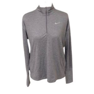 Nike Running Top Gray Womens Size Medium